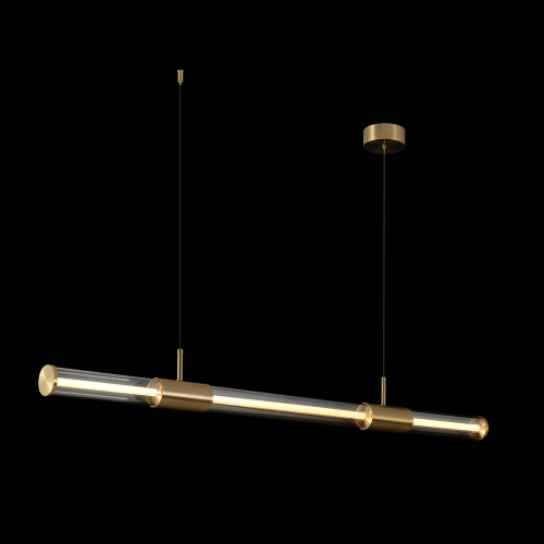 Светильник подвесной Crystal Lux LINEUP SP24W LED BRASS фото 4