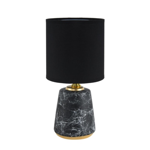 LUMION 8170/1T COUNTY LN26 503 черный, керамика/текстиль Настольная лампа E14 1*40W 220V GIATA