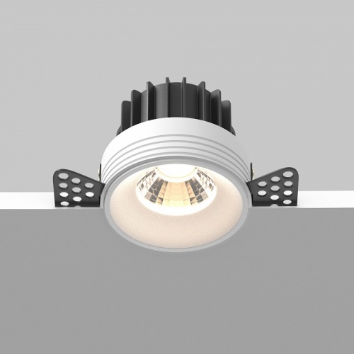 Встраиваемый светильник Maytoni Technical Round DL058-12W3K-TRS-W фото 6 Встраиваемый светильник Maytoni Technical Round DL058-12W3K-TRS-W фото 6