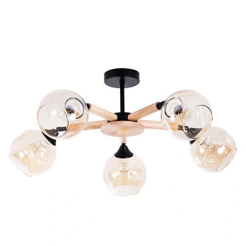 Потолочная люстра Arte Lamp BRANSON A4370PL-5BR Потолочная люстра Arte Lamp BRANSON A4370PL-5BR