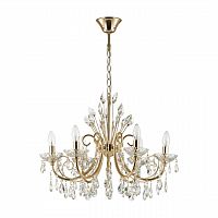 ODEON LIGHT 4977/6 HALL ODL23 627 золотой/хрусталь Люстра E14 6*40W VERSIA