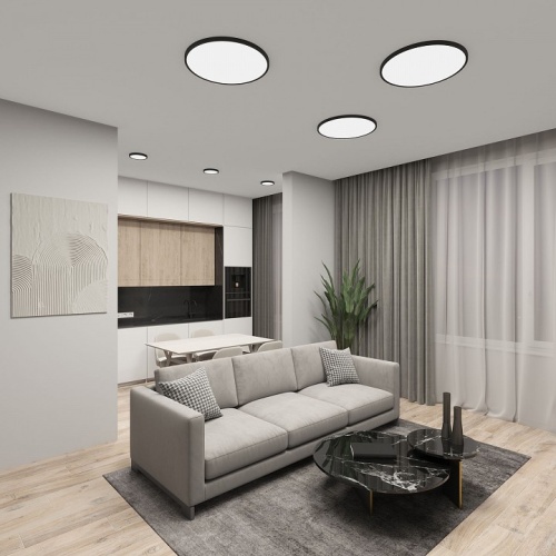 Накладной светильник Denkirs THIN DK6520-BK фото 3 Накладной светильник Denkirs THIN DK6520-BK фото 3