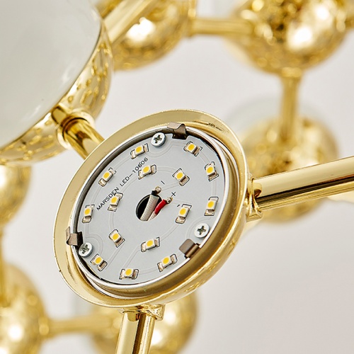 Подвесная люстра MESH D65 Gold фото 2 Подвесная люстра MESH D65 Gold фото 2