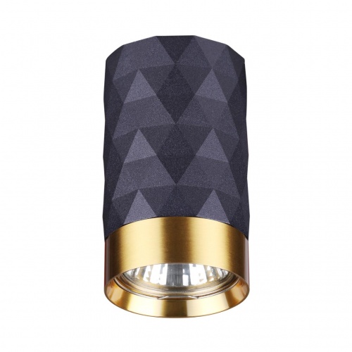 ODEON LIGHT 4287/1C HIGHTECH ODL22 329 черный/золотистый/металл Потолочный светильник IP20 LED GU10 max 10W AD ASTRUM