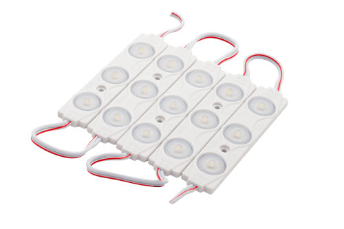 Модуль светодиодый линзованный SWG , 3LED, 1,44Вт, 12В, IP65, Цвет: 6000-6500 К Холодный белый, провод 7,5см Модуль светодиодый линзованный SWG , 3LED, 1,44Вт, 12В, IP65, Цвет: 6000-6500 К Холодный белый, провод 7,5см