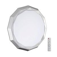 SONEX 7671/DL COLOR SN 000 Светильник пластик/белый/хром LED 48Вт 3000-6000К D435 IP43 пульт ДУ VAXIN