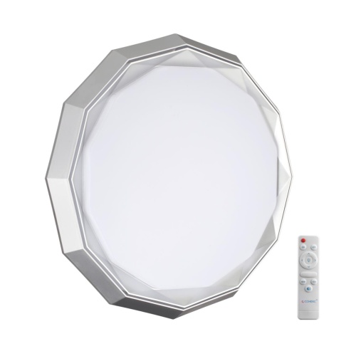 SONEX 7671/DL COLOR SN 000 Светильник пластик/белый/хром LED 48Вт 3000-6000К D435 IP43 пульт ДУ VAXIN