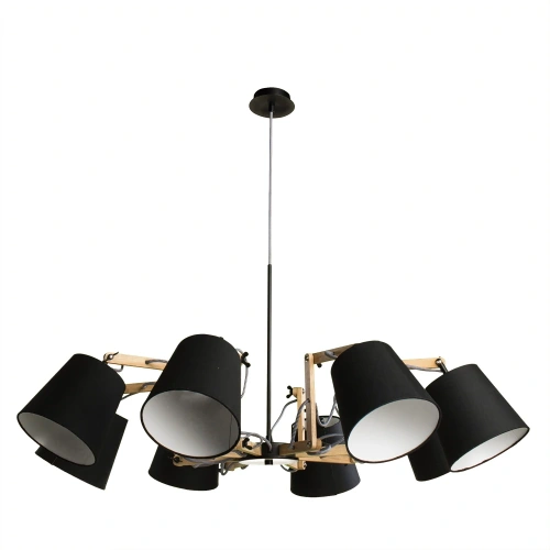 Подвесная люстра Arte Lamp PINOCCHIO A5700LM-8BK Подвесная люстра Arte Lamp PINOCCHIO A5700LM-8BK