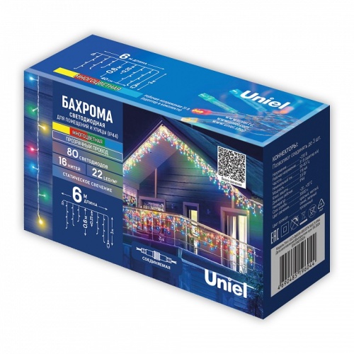 Бахрома световая Uniel UL-00012072 фото 4 Бахрома световая Uniel UL-00012072 фото 4