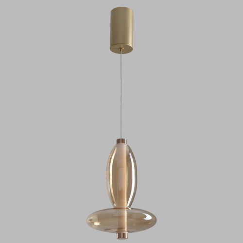 Светильник подвесной Crystal Lux QUASAR SP7W LED AMBER фото 5 Светильник подвесной Crystal Lux QUASAR SP7W LED AMBER фото 5
