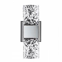 ODEON LIGHT 4365/5WL HIGHTECH ODL23 433 хром полированный/стекло Настенный св-к IP20 LED 10W 634Лм 3000K RICCI