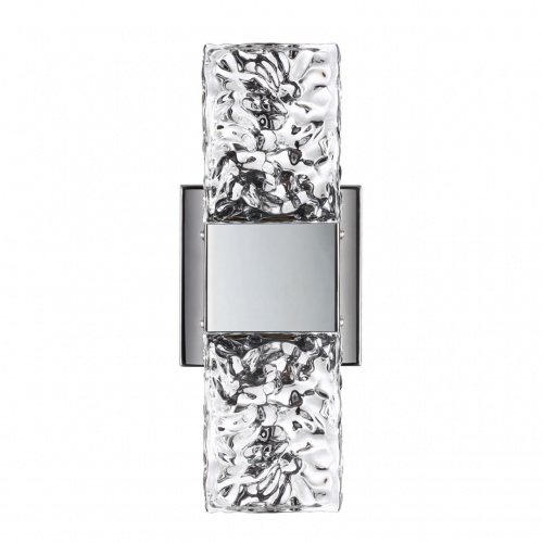 ODEON LIGHT 4365/5WL HIGHTECH ODL23 433 хром полированный/стекло Настенный св-к IP20 LED 10W 634Лм 3000K RICCI