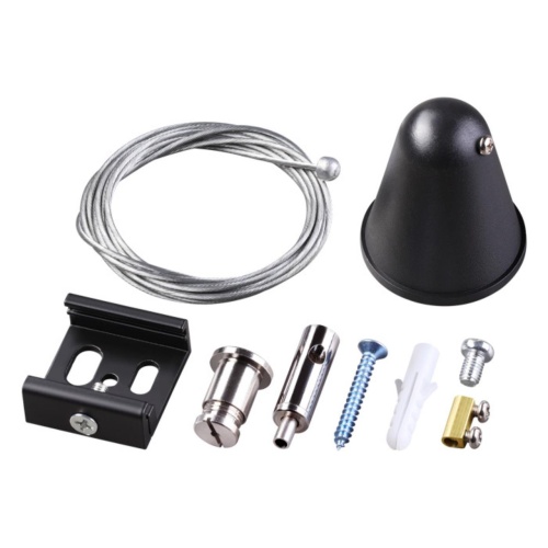 NOVOTECH 135071 PORT NT19 298 черный Подвесной комплект с 2-х метровым тросом IP20