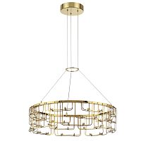 ODEON LIGHT 7060/44L HIGHTECH ODL26 287 Подвесной светильник нерж/сталь золото IP20 LED 44W 3960Лм 3000K 220V ZAHA