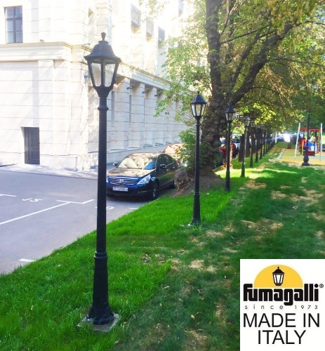Садово-парковый фонарь FUMAGALLI RICU/NOEMI E35.157.000.AXH27 фото 2 Садово-парковый фонарь FUMAGALLI RICU/NOEMI E35.157.000.AXH27 фото 2
