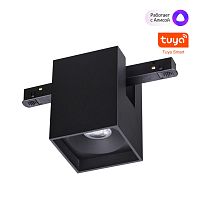 NOVOTECH 359519 SHINO NT24 146 черный Трековый низковольт. св-к диммир. со сменой цв.температуры, пульт ДУ/Tuya Smart Life IP20 LED 10W 48V 3000-6000K FLUM