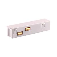 NOVOTECH 135161 SHINO NT23 133 белый Токопровод (подвод питания) для низковольтного шинопровода IP20 48V FLUM