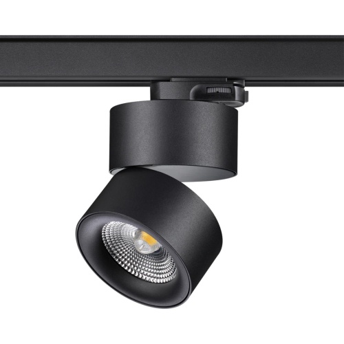 NOVOTECH 358787 PORT NT21 315 черный Трехфазный трековый светодиодный светильник IP20 LED 25W 4000K 2200Лм 100-265V GRODA