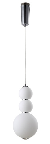 Светильник подвесной Crystal Lux DESI SP3 CHROME/WHITE Светильник подвесной Crystal Lux DESI SP3 CHROME/WHITE