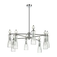 LUMION 8268/8 NEOCLASSI LN26 160 хром/белый/прозрачный, металл/керамика/стекло Люстра Е14 8*40W 220V EMILY