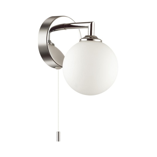 LUMION 4565/1W VINTAGE LN22 000 хром, белый Бра с выключателем G9 1*40W IP44 220V PIPER