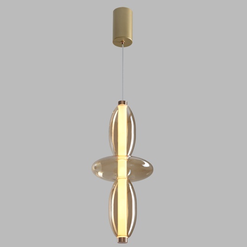 Светильник подвесной Crystal Lux QUASAR SP14W LED AMBER фото 3