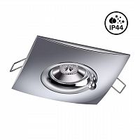 NOVOTECH 370794 SPOT NT21 596 хром Светильник встраиваемый влагозащищенный IP44 GU10 50W 220V WATER