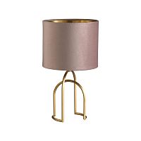 LUMION 5661/1T MODERNI LN26 484 матовое золото, розовый Настольная лампа E14 40W 220V STACY