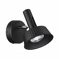 ODEON LIGHT 6643/7WL HIGHTECH ODL24 000 черный/металл/акрил Настенный светильник (выкл на корпусе) IP20 LED 10W 3000K 220V MALI