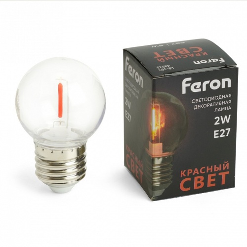 Лампа светодиодная Feron LB-383 E27 2Вт K 48933 фото 2
