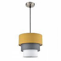 LUMION 8038/1 MODERNI LN26 187 никель/желтый/серый/белый, металл/текстиль Подвесной светильник Е27 60W 220V ILAIDA