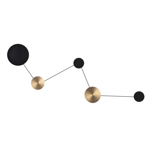 ODEON LIGHT 7115/30WL HIGHTECH ODL26 451 Настенный светильник черный/бронза/металл IP20 LED 30W 1350Лм 3000K 220-240V GALAXY (ВМЕСТО 4211/38WL)