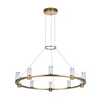 ODEON LIGHT 7144/70L HIGHTECH ODL26 515 Подвесной светильник античная бронза/акрилл/металл IP20 LED 60W 3830Лм 3000K 180° 220V DEFANCE