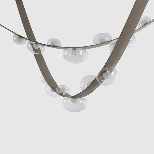 Светильник подвесной Crystal Lux BOSQUE SP7 L3000 GREY/TRANSPARENT фото 4