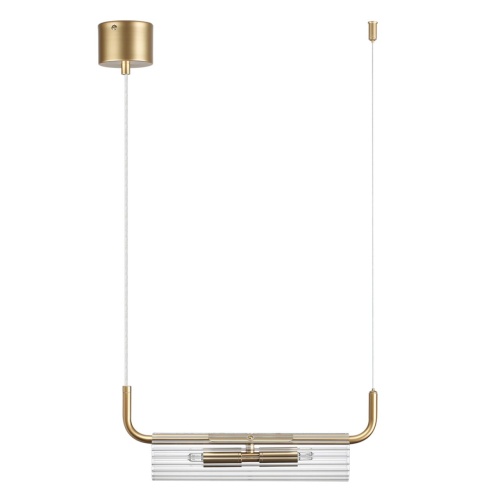 LUMION 6560/2 SUSPENTIONI LN26 282 золотой/прозрачный/металл/стекло Подвес G9 2*20W 220V TORONTO