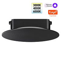 NOVOTECH 359475 SHINO NT24 122 черный Трековый смарт-светильник для низковольтного шинопровода с двумя режимами работы IP20 LED 6W 24V 3000-6000K EASY