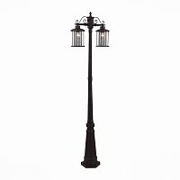 SL080.425.02 Светильник уличный наземный ST-Luce Темный кофе/Прозрачный, Темный кофе E27 2*100W