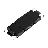 NOVOTECH 135268 SHINO NT24 109 черный Соединитель с токопроводом прямой для низковольтного шинопровода IP20 24V EASY