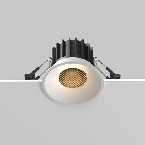 Встраиваемый светильник Maytoni Technical Round DL058-12W3K-W фото 6