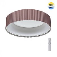 SONEX 7714/56L AVRA LED SN 574 Светильник металл/акрил/белый/мокко LED 56Вт 3000-6500К D460 IP20 пульт ДУ SHARMEL