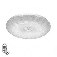 SONEX 7729/48L PIKO LED SN 000 Светильник металл/пластик/белый/прозрачный LED 48Вт 3000-6000K D380 IP20 пульт ДУ FORTUNA