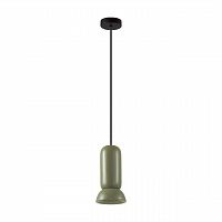 ODEON LIGHT 5054/1B PENDANT ODL24 379 черный/зеленый/металл/керамика Подвес GU10 LED 4W KERAMA