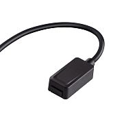 NOVOTECH 135221 SHINO NT23 180 черный Токопровод (подвод питания) для низковольт. шинопровода встраиваемого в ГКЛ и натяж. потолок IP20 48V SMAL