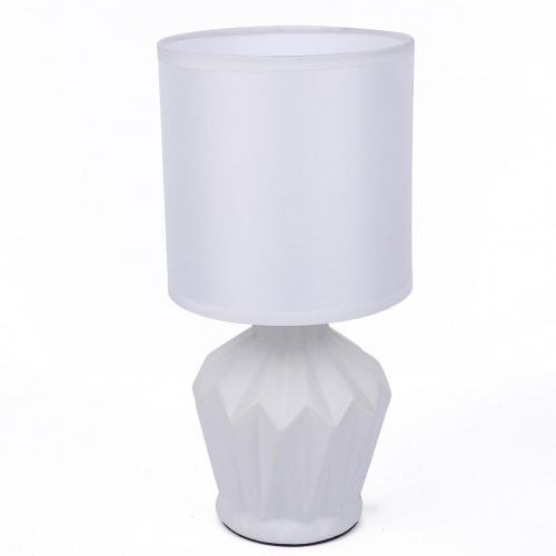LUMION 8226/1T MODERNI LN26 494 белый, керамика/текстиль Настольная лампа E14 1*40W 220V ORIGAMIA