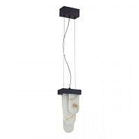 ODEON LIGHT EXCLUSIVE 5438/12L HIGHTECH ODL_EX25 081 черный/металл/ смола под алебастр /акрил Подвес LED 12W 3000K 1489Лм FOROS