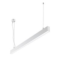 NOVOTECH 358877 OVER NT22 406 белый Светильник подвесной светодиодный (длина подвесов 1,2м) IP20 LED 4000K 40W вниз + 12W вверх 220V ITER