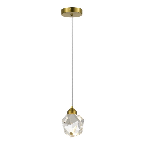 SL6114.203.01 Подвес ST-Luce Золотистый/Прозрачный LED 1*3W 3000K