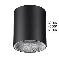 ODEON LIGHT 7138/12CL HIGHTECH ODL26 325 Потолочный светильник черный/металл IP20 LED 12W 840Лм 3000K/4000K/6000K 36° 220-240V BRIM