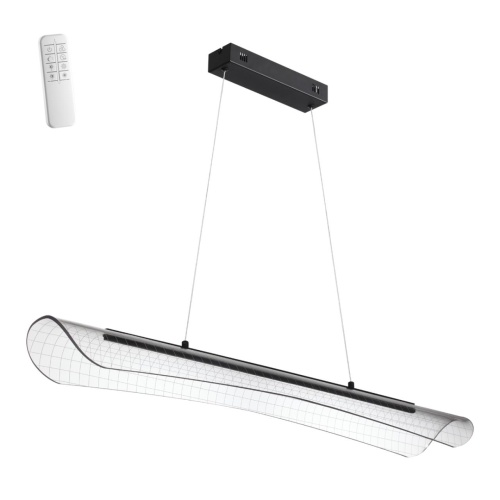 NOVOTECH 359191 OVER NT23 366 черный Светильник подвесной диммируемый, в комплекте пульт ДУ IP20 LED 3000К~6000К 32W 220-240V WELLE