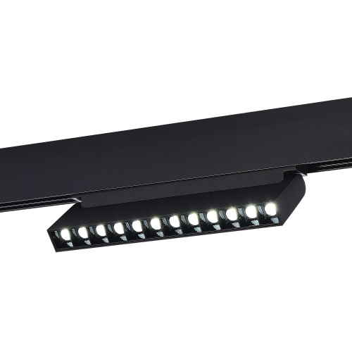 ST372.406.12 Магнитный трековый светильник SMART Черный LED 1*12W 2700K-6500K 1 080Lm Ra90 36° IP20 L225xW22xH110 48V ST372.406.12 Магнитный трековый светильник SMART Черный LED 1*12W 2700K-6500K 1 080Lm Ra90 36° IP20 L225xW22xH110 48V